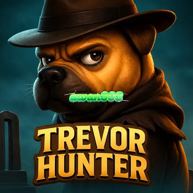 Tampilan layar bonus dalam slot Trevor Hunter dengan grid yang diperluas